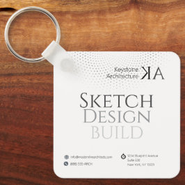 Minimalistisches Architekturjournal mit Kalender 2 Schlüsselanhänger