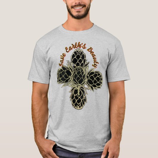 Minimalistisches Artichoke-Logo - die Schönheit de T-Shirt (Vorderseite)
