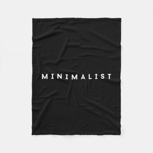 Minimalistisches ästhetisches Design Einfaches Des Fleecedecke (Vorderseite)