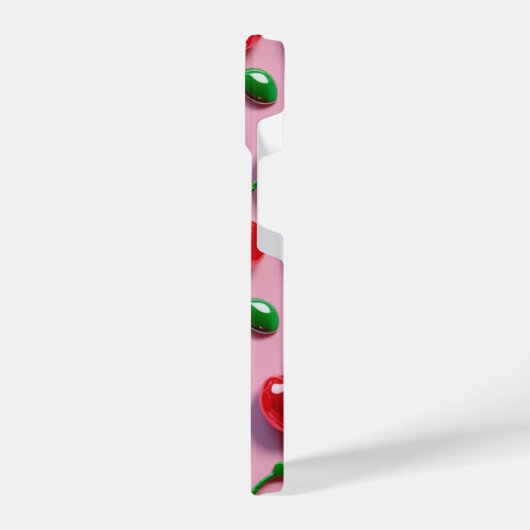 Minimalistisches ästhetisches Handy | FM_CORNER iPhone Hülle (Linke Seite)