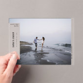 Minimalistisches Avant Garde Foto Hochzeit speiche Acryleinladungen (Insitu (Handheld))