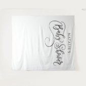 Minimalistisches Baby Duschbad Foto Prop Hintergru Wandteppich (Vorderseite (Horizontal))