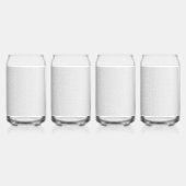 Minimalistisches Back-to-School-Aesthetic Dosenglas (Hinten)