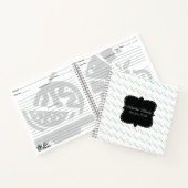 Minimalistisches Baker Whisky Rezept Kochbuch Notizblock (Innenseite)