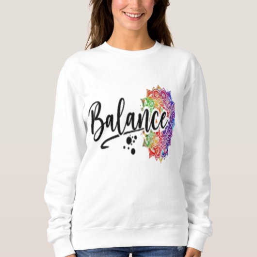 Minimalistisches "Balance" Sweatshirt - Finden Sie (Vorderseite)
