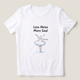 Minimalistisches Balletttänzer Seele Zitat Kunst Tri-Blend Shirt