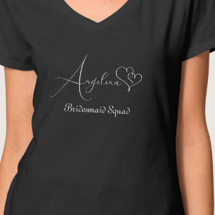 Minimalistisches Batchelorette-Quadrat T-Shirt