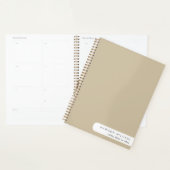 Minimalistisches Beige-Notebook | Personalisiert Planer (Anzeige)