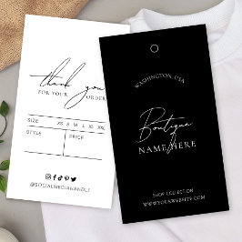 Minimalistisches Bekleidungspreis-Etikett für den 