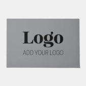 Minimalistisches benutzerdefiniertes Firmenlogo Fußmatte (Vorderseite)