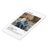 Minimalistisches benutzerdefiniertes Foto im Insta Magnet (Linke Seite)