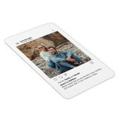 Minimalistisches benutzerdefiniertes Foto im Insta Magnet (Rechte Seite)