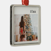 Minimalistisches benutzerdefiniertes Foto mit dem  Ornament Aus Metall (Rechts)