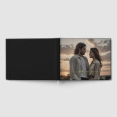 Minimalistisches benutzerdefiniertes Foto- und Fol Gästebuch (Voll)