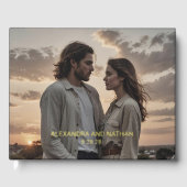 Minimalistisches benutzerdefiniertes Foto- und Fol Gästebuch (Vorderseite)