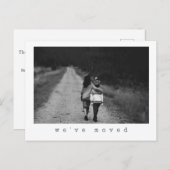 Minimalistisches benutzerdefiniertes Foto Wir habe Postkarte (Vorne/Hinten)