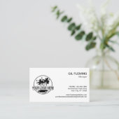 Minimalistisches, benutzerdefiniertes Logo Visitenkarte (Stehend Vorderseite)