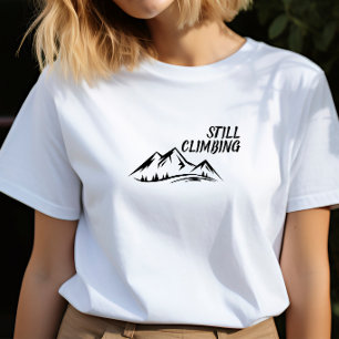 Minimalistisches Berg-Shirt Einfaches Design rot s T-Shirt