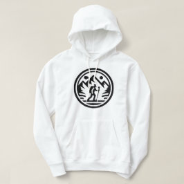 Minimalistisches Bergwandern Trekking Abenteuer Hoodie