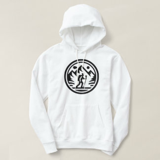 Minimalistisches Bergwandern Trekking Abenteuer Hoodie