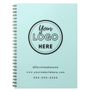 Minimalistisches beruflich-Branding-Logo Notizblock