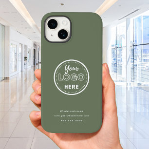 Minimalistisches beruflich-Branding-Logo-Seite Grü Case-Mate iPhone 14 Hülle
