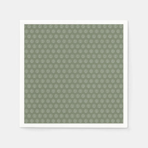 Minimalistisches beruflich-Branding-Logo-Seite Grü Serviette