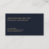 Minimalistisches Berufliches Classic-Logo Visitenkarte (Vorderseite)