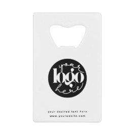 Minimalistisches Berufliches Firmenlogo Geldbeutel Flaschenöffner