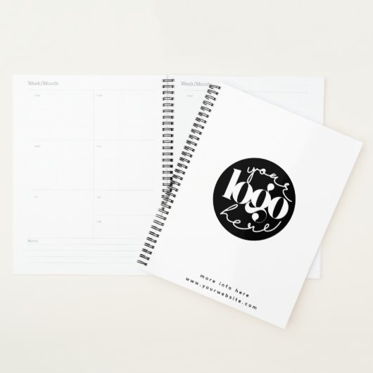 Minimalistisches Berufliches Firmenlogo Planer (Anzeige)