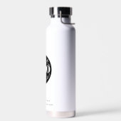 Minimalistisches Berufliches Firmenlogo Trinkflasche (Links)