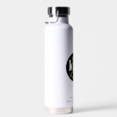 Minimalistisches Berufliches Firmenlogo Trinkflasche (Rechts)