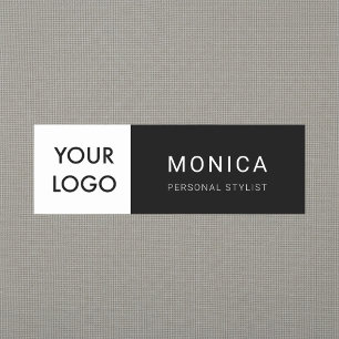 Minimalistisches Berufliches Logo Namensschild