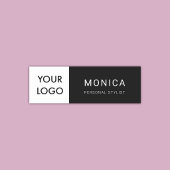 Minimalistisches Berufliches Logo Namensschild