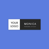 Minimalistisches Berufliches Logo Namensschild