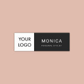 Minimalistisches Berufliches Logo Namensschild