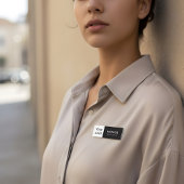 Minimalistisches Berufliches Logo Namensschild