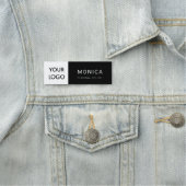 Minimalistisches Berufliches Logo Namensschild (Beispiel)