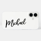 Minimalistisches Berufliches Modernes Elegantes Case-Mate iPhone Hülle (Rückseite (Horizontal))