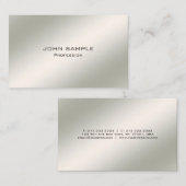 Minimalistisches berufliches modernes elegantes visitenkarte (Vorne/Hinten)