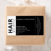 Minimalistisches berufliches Schwarz-weißes Haarse (Insitu)