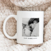 Minimalistisches Best Mommy Ever Foto Kaffeetasse