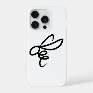 Minimalistisches Bienen-Liniendesign – Moderne ein iPhone 15 Pro Hülle