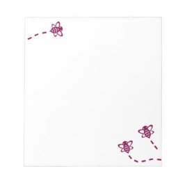 Minimalistisches Bienenkommentar - Alltagsgebrauch Notizblock