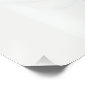 Minimalistisches Bild eines Mädchens Poster (Ecke)