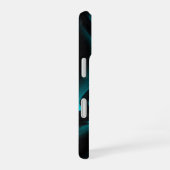 Minimalistisches Black Phone Case mit modernem Rot iPhone 16 Hülle (Rechte Seite)