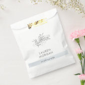 Minimalistisches Blattsilber-Imitat-Folie Monogram Geschenktütchen (Versiegelt)