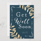 Minimalistisches Blau wird bald gutgeschrieben Dankeskarte (Vorderseite)