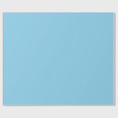 Minimalistisches blaues Farbblatt Geschenkpapier (Flach)