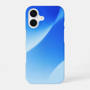 Minimalistisches blaues Gradient-iPhone-16-Case iPhone 16 Hülle